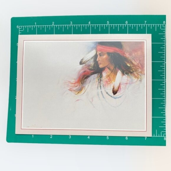 Navajo Daydream OZZ FRANCA Combo Greeting Card/Magnet NOS Leanin' Tree Native - Picture 6 of 9